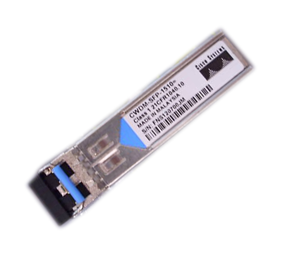 CWDM-SFP-1510= | Cisco CWDM SFP - SFP (mini-GBIC) transceiver module - Gigabit Ethernet, 2Gb Fibre Channel