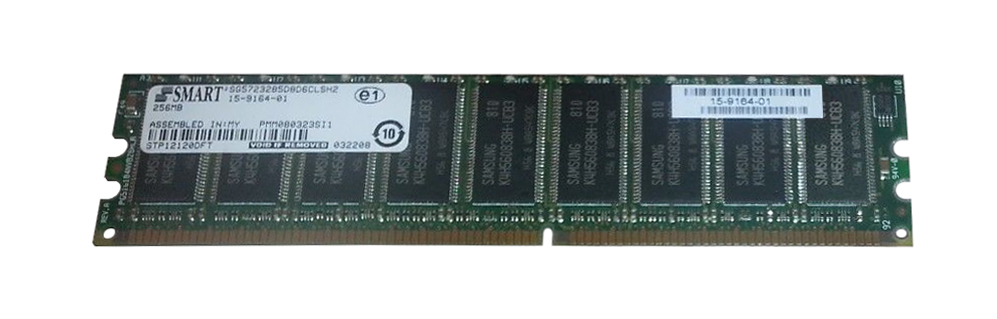 15-9164-01 | Cisco 256MB DDR-333MHz PC2700 ECC Unbuffered CL2 184-Pin DIMM 2.5V Memory Module