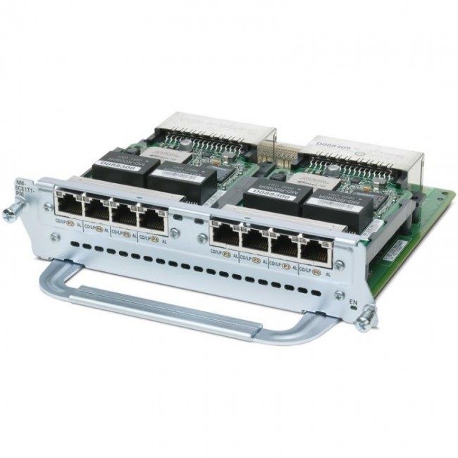 NM-8CE1T1-PRI= | Cisco Channelized T1/E1 and ISDN PRI Network Module - ISDN terminal adapter - PRI