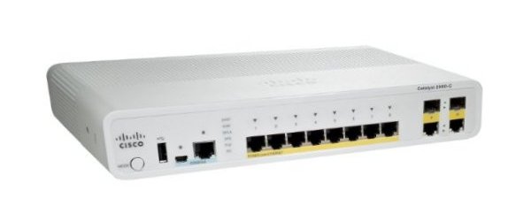 WS-C2960C-8TC-S-RF | Cisco Catalyst Compact 2960C-8TC-S - switch - 8 ports - managed - desktop, rack-mountable, wall-mountable