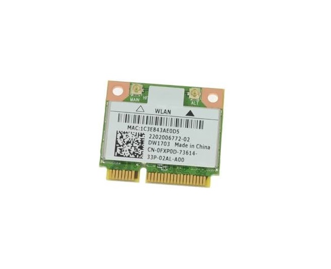 1JKGC | Dell Broadcom DW1530 Mini PCI-E 802.11 a/b/g/n WiFi Card