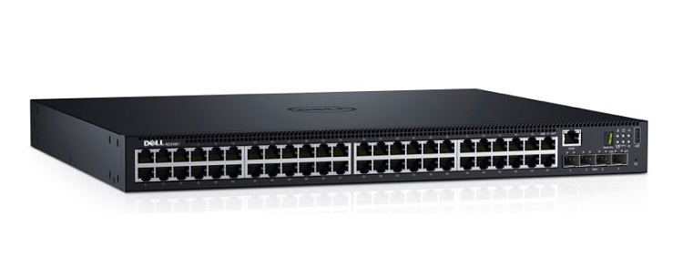 210-AEWB | Dell PowerConnect N1548P 48 x 10/100/1000 + 4 x 10 Gigabit SFP+ PoE+ Managed Rack-Mountable Network Switch