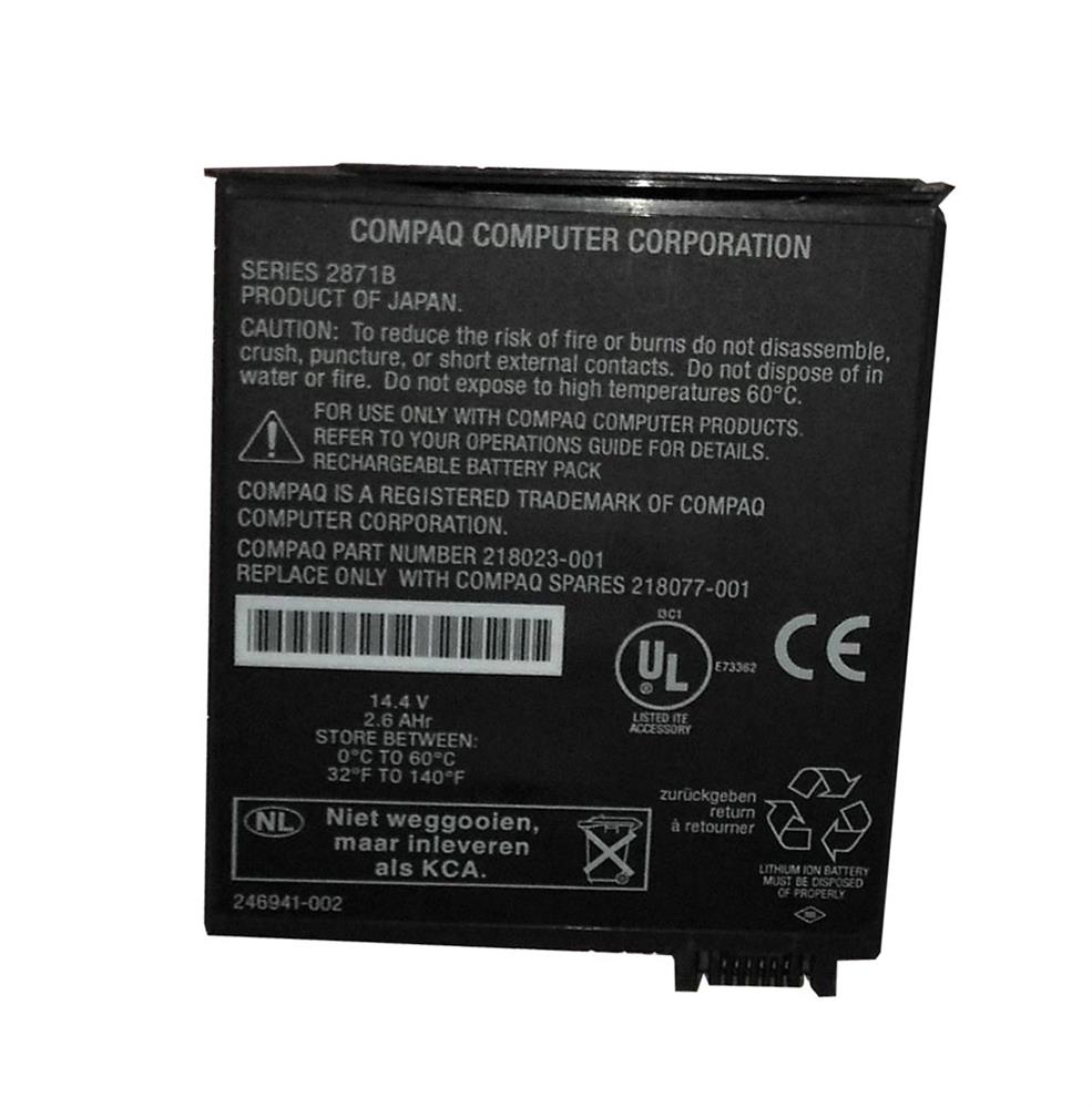 218023-001 | HP Li-ion Battery for Armada 4100 Notebook PC
