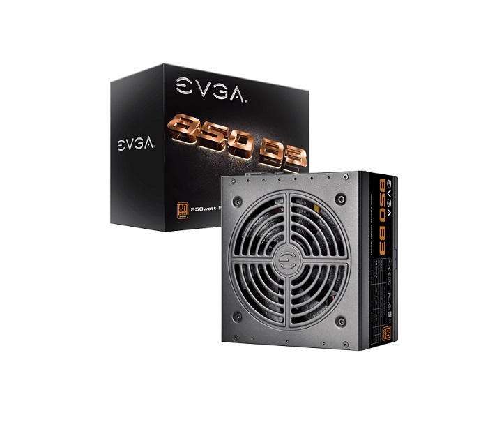 220-B3-0850-V1 | EVGA 850 B3 850-Watts 80 Plus Bronze Certified Fully Modular Eco Mode Power Supply
