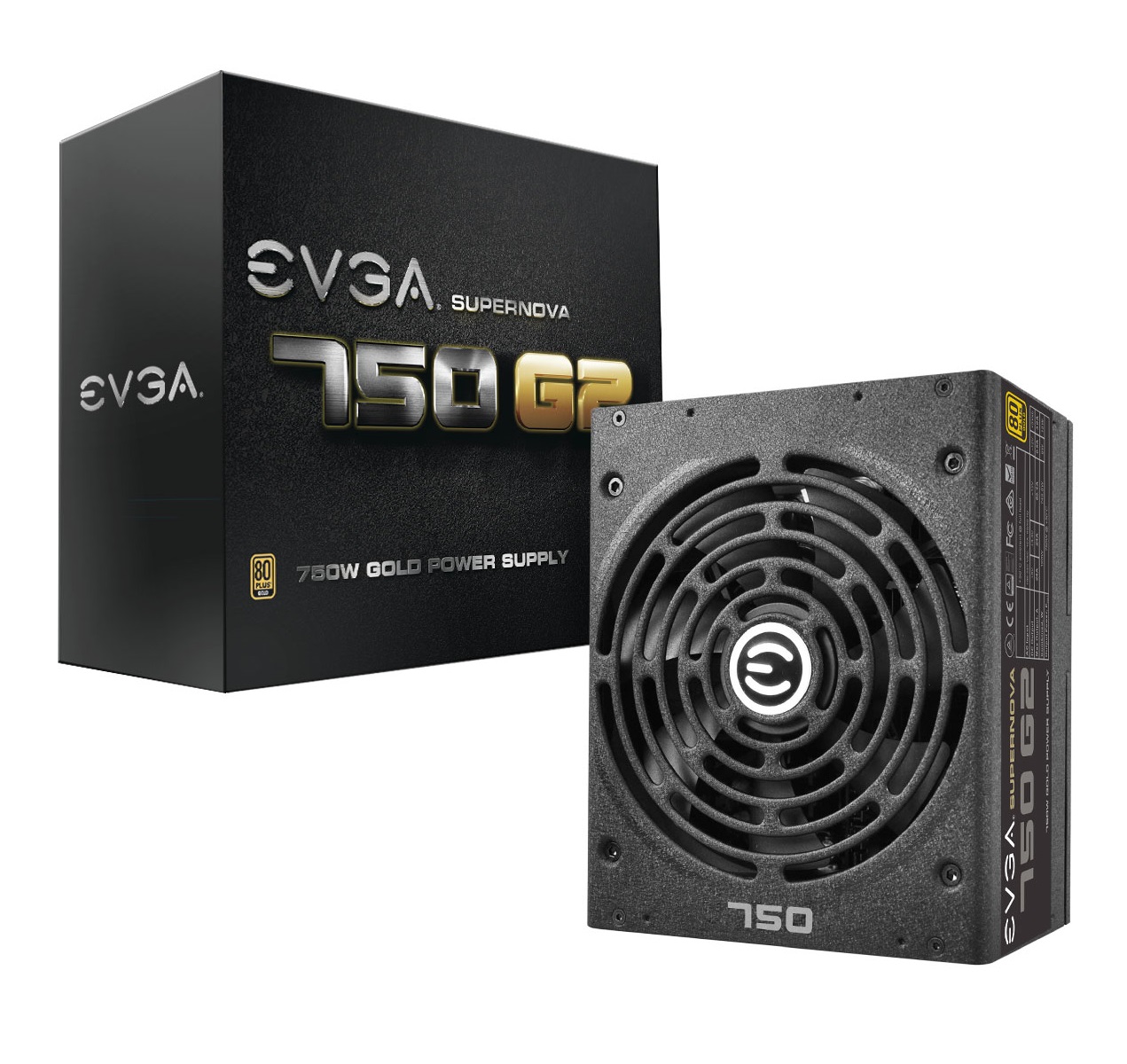 220-G2-0750-XR | EVGA SuperNOVA 750 G2 750-Watts 80+ Gold Certified Fully Modular ATX Power Supply