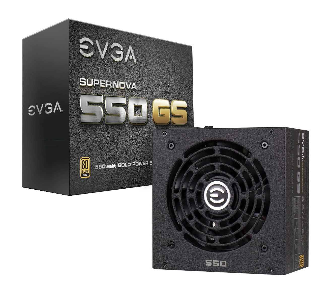 220-GS-0550-V1 | EVGA SuperNOVA 550 GS 550-W Continuous Power, ECO Mode Fully Modular NVIDIA SLI and Crossfire Ready 80+ Power Supply (Gold)