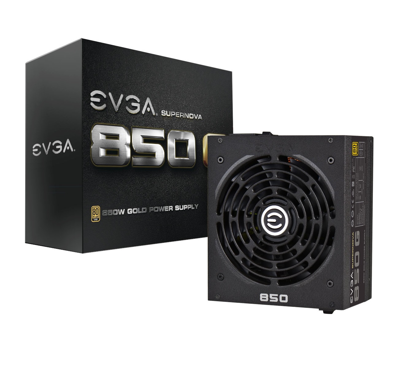 220-GS-0850-V1 | EVGA SuperNOVA 850 GS 850-Watts ECO Mode Fully Modular NVIDIA SLI and Crossfire Ready 80+ Power Supply (Gold)