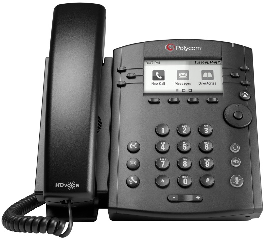 2200-46161-001 | Polycom VVX310 6-Line Desktop Phone Gigabit Ethernet W/HD Voice without Power Supply