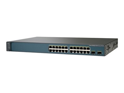 WS-C3750V224PSE-RF | Cisco Catalyst 3750V2-24PS - switch - 24 ports - managed - rack-mountable