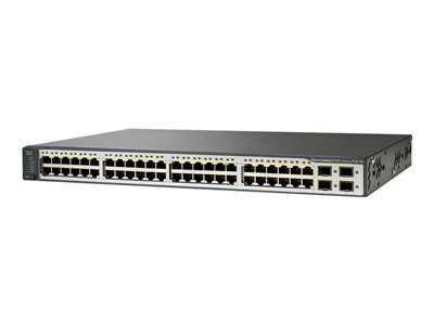 WS-C3750V248PSS-RF | Cisco Catalyst 3750V2-48PS - switch - 48 ports - managed - rack-mountable