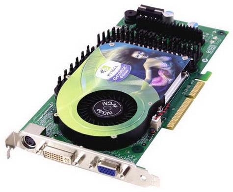 256-A8-N344-TR | EVGA e-GeForce 6800 GT 256MB 256-Bit GDDR3 DVI/ D-Sub/ S-Video Out AGP 4X/8X Video Graphics Card