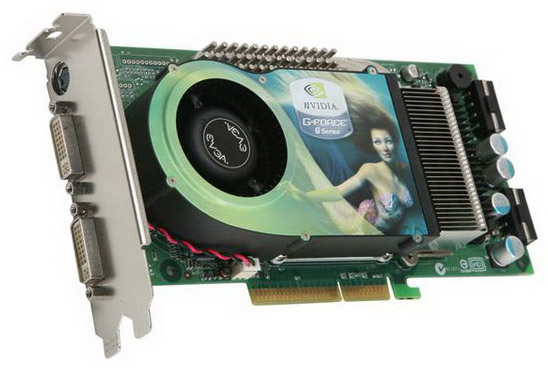 256-A8-N345-TR | EVGA GeForce 6800 Ultra 256MB 256-Bit DDR3 AGP 4X/8X Video Graphics Card