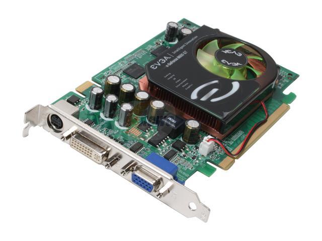 256-P2-N753-TR | EVGA GeForce 8600 GT 256MB 128-Bit GDDR3 PCI Express x16 DVI/ D-Sub/ HDTV/ S-Video Out/ HDCP Ready/ SLI Supported Video Graphics Card