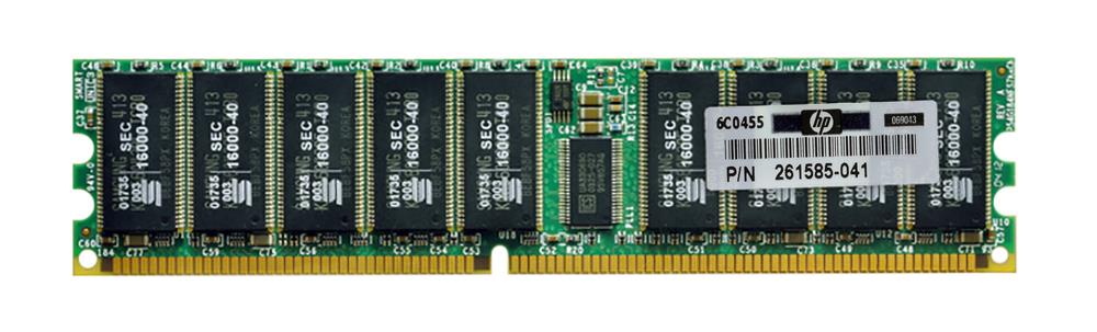 261585-041 | HP 261585-041 1gb 266mhz pc2100 cl2.5 ecc registered ddr sdram dimm genuine hp memory