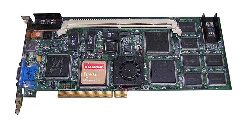 270268-001 | HP / Compaq Fire GL 4000 19MB 1280 x 1024 PCI Video Card