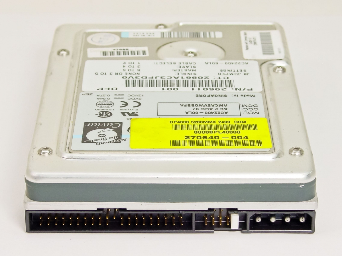 296679-001 | HP 2.40GB 5200RPM IDE Ultra ATA-33 3.5-inch Hard Drive