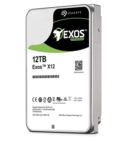 2GY101-113 | Seagate Exos X12 12TB 7200RPM SATA 6Gb/s 256MB Cache 512E Helium Filled 3.5-inch Hard Drive