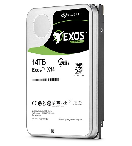 2H4101-002 | Seagate Exos X14 14TB 7200RPM SATA 6Gb/s 256MB Cache 512E/4KN 3.5-inch Enterprise Hard Drive