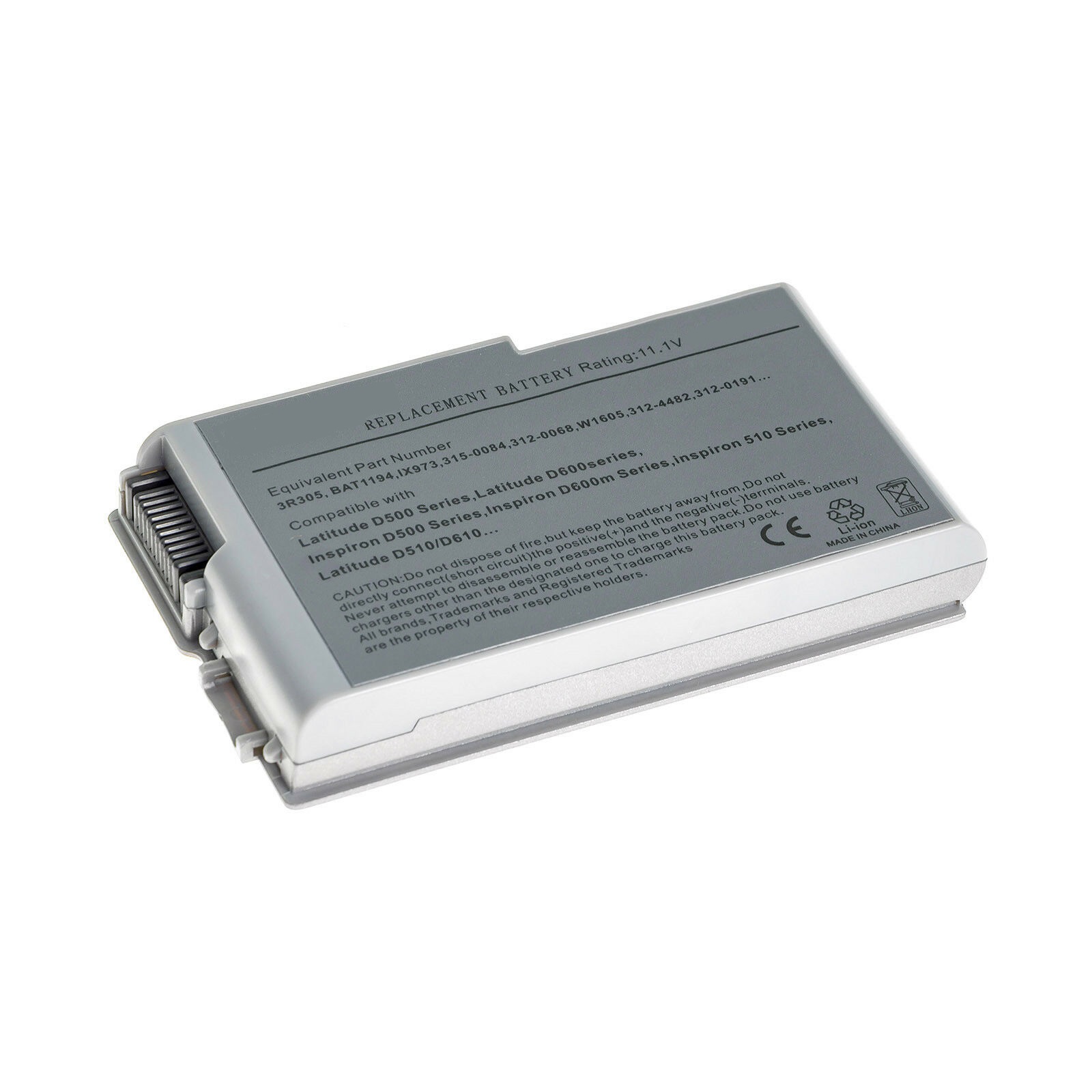 312-0069 | Dell 6-Cell 12.6V 48wHr Lithium-Ion Battery for Dell Latitude D500/D600 Inspiron 500M/600M Series