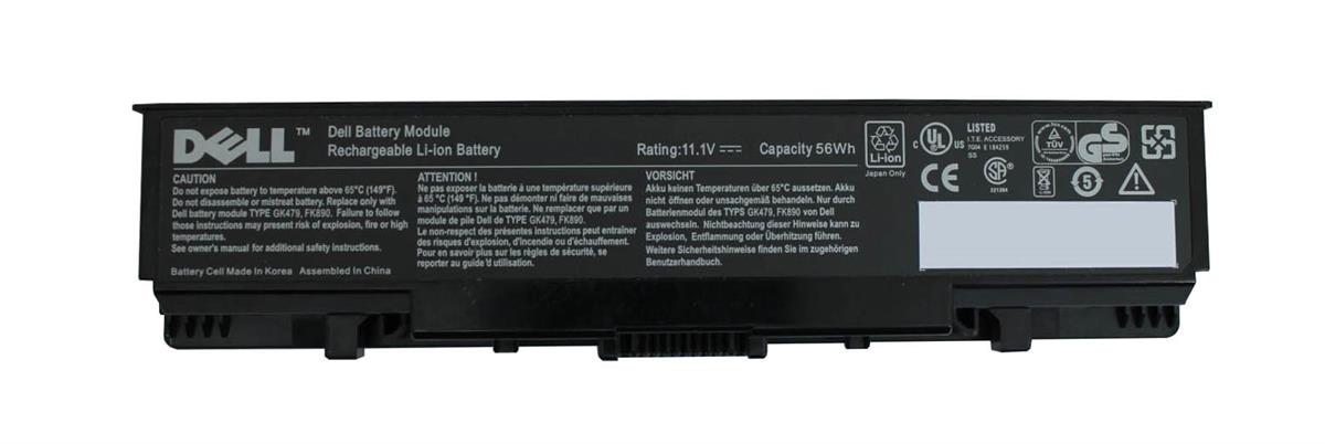 312-1123 | Dell 6-Cell 56WHr Lithium-Ion Battery for XPS L401X L501X L502X L701X L702X Series Laptops
