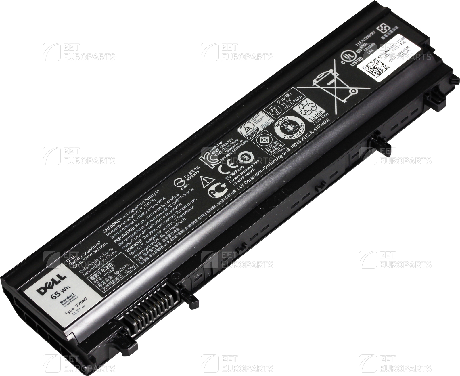 312-1258 | Dell 6-Cell 65WHr Lithium-Ion Battery 312-1258 | Dell 6-Cell 65WHr Lithium-Ion Battery