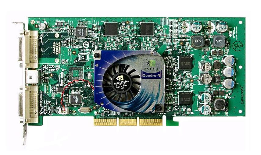 313285-001 | HP nVidia Quadro4 980XGL 128MB AGP 8X 2-Port DVI Video Graphics Card without Cable