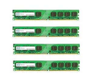 317-9079 | Dell 32GB (4X8GB) 1600MHz PC3-12800R CL11 2RX4 ECC Registered 1.5V DDR3 SDRAM 240-Pin RDIMM Dell Memory Kit