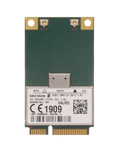 318-2357 | Dell Wireless 5560 HSPA+ Mobile Broadband Mini-Card