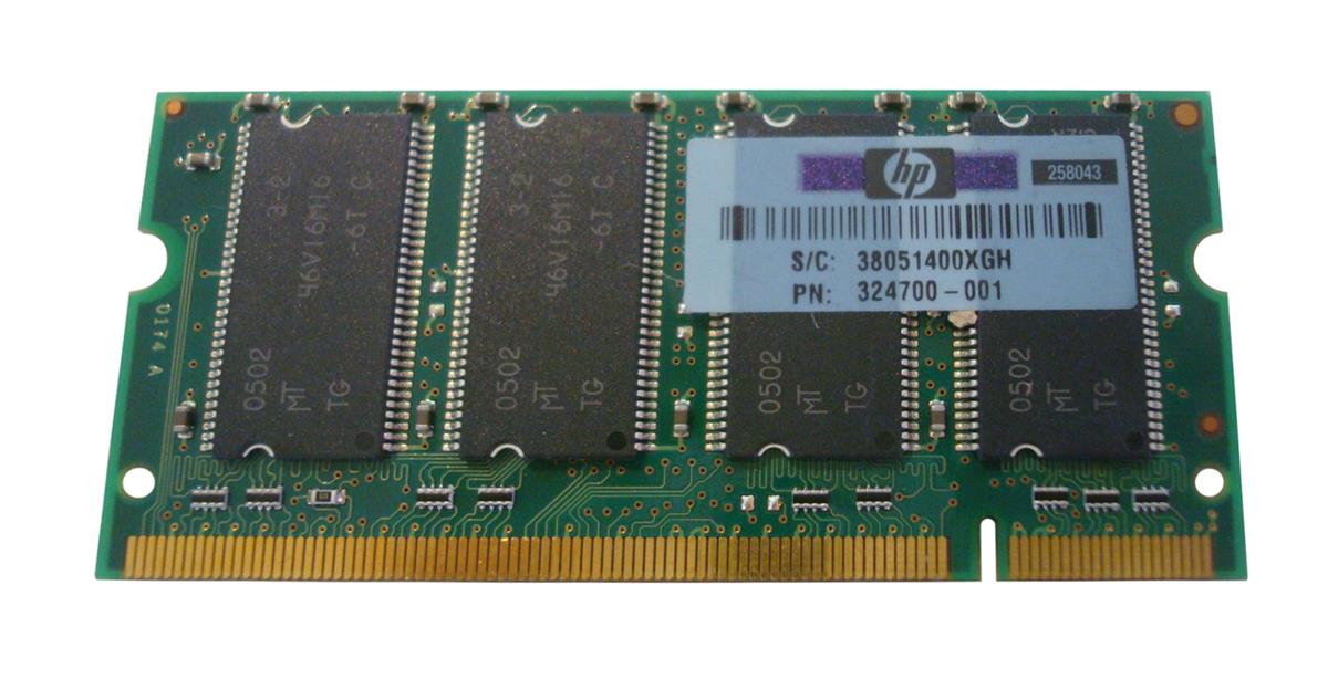 324700-001 | HP 256MB PC2700 Notebook RAM
