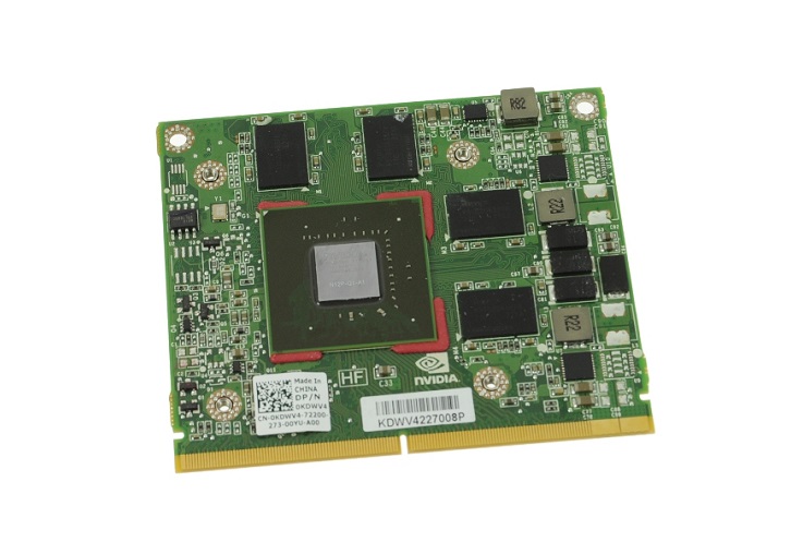 0KDWV4 | Dell nVidia Quadro 1000M 2GB Laptop Mobile Graphics Card