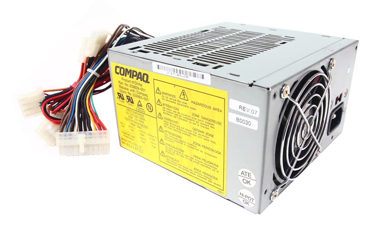 332829-001 | HP 145-Watts ATX Switching Power Supply 110-240VAC Input 45-66Hz 6 DC Outputs