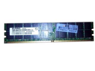 345114-851 | HP 2GB (1X2GB) 400MHz PC3200 CL3 ECC Registered DDR SDRAM Dual Rank DIMM Memory Module for ProLiant Server DL580 G3/ML570 G3