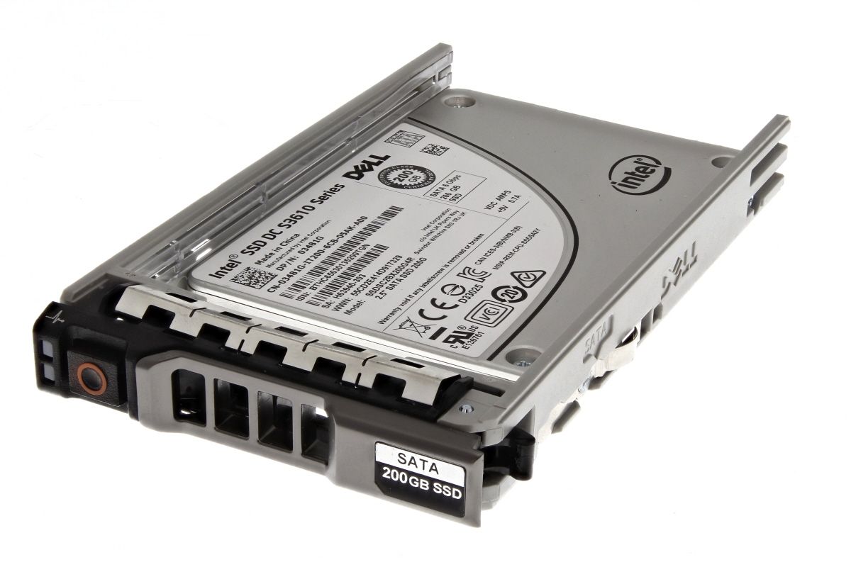 3481G | Dell 200GB Mixed-use MLC SATA 6Gb/s 2.5-inch Intel DC S3610 Series Enterprise Class Solid State Drive