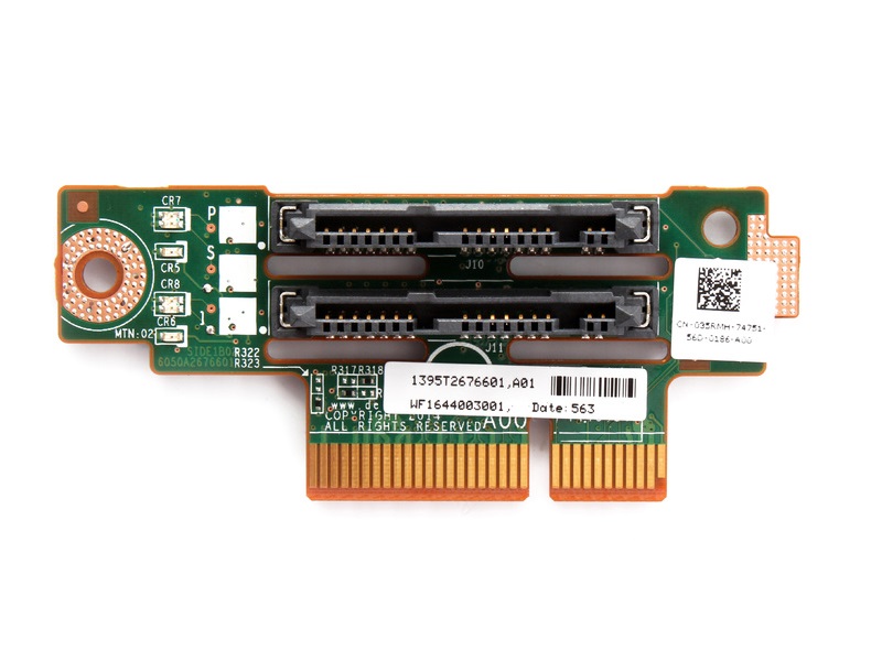 35RMH | Dell 1.8-inch 2 Bay Hard Drive Backplane for PowerEdge C4130