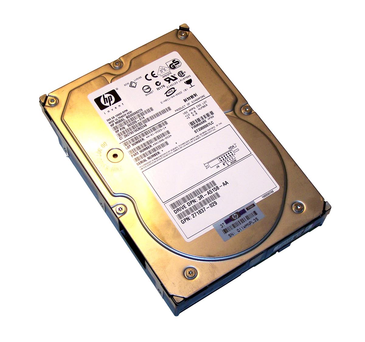 360205R-014 | HP 300GB 10000RPM Ultra-320 SCSI Hot-Pluggable LVD 80-Pin 3.5-inch Hard Drive