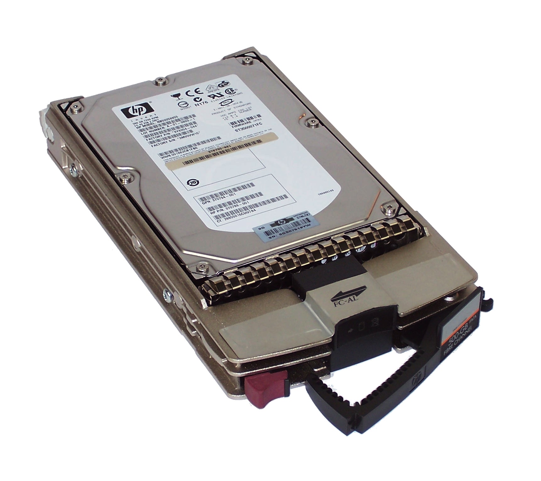 371142-001 | HPE EVA 500GB 7200RPM 2Gb/s 3.5-inch Dual Port FATA Hard Drive