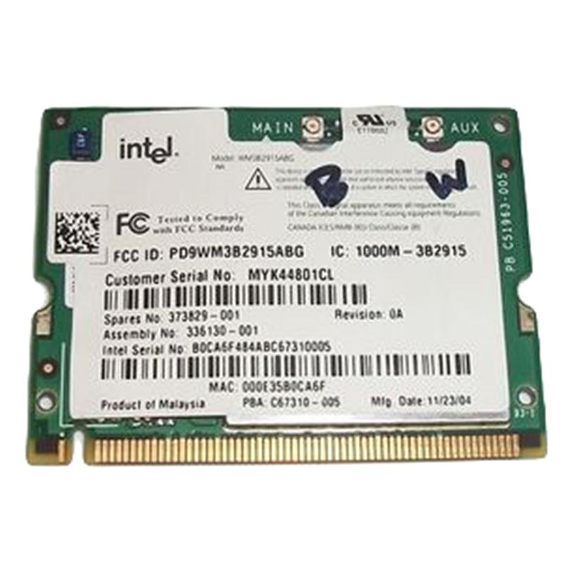 373829-001 | HP Mini PCI Broadcom WiFi 802.11a/b/g Wireless LAN (WLAN) Network Interface Card for HP N6220