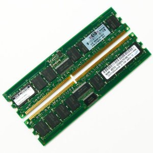 376639-B21 | HP 2GB (2X1GB) 400MHz PC-3200 CL3 ECC Registered DDR SDRAM 184-Pin DIMM Memory Kit for Server