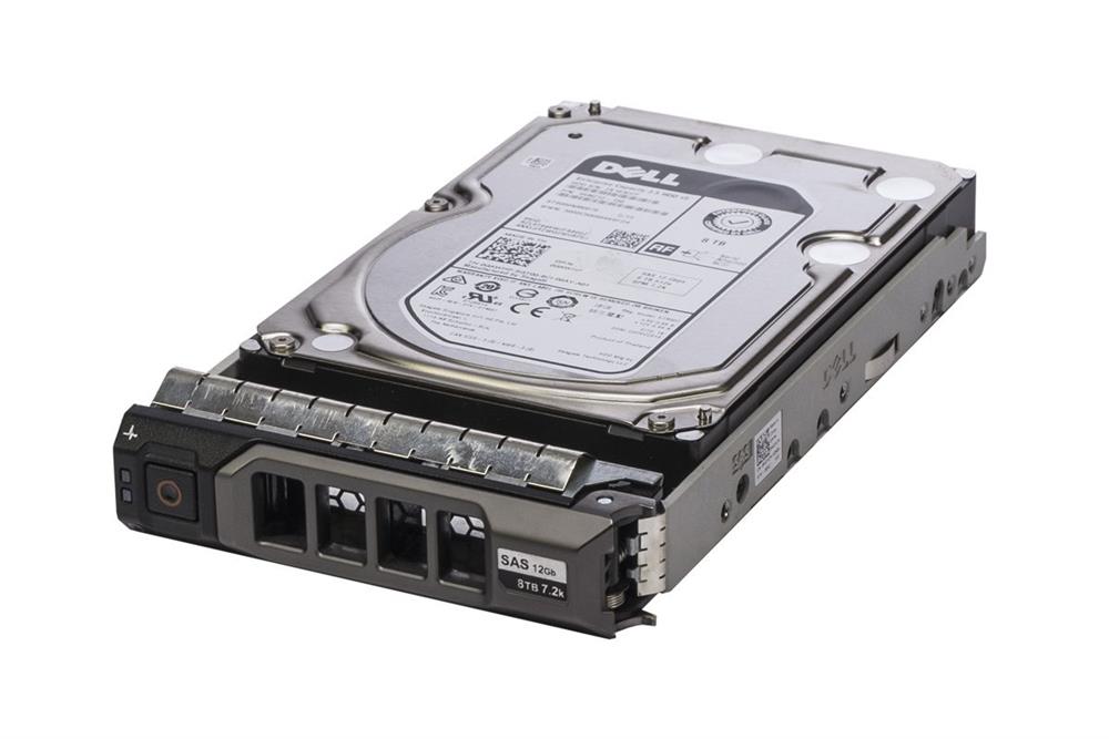381CG | Dell 8TB 7200RPM SAS 12 Gbps 3.5 128MB Cache Hot Swap Hard Drive
