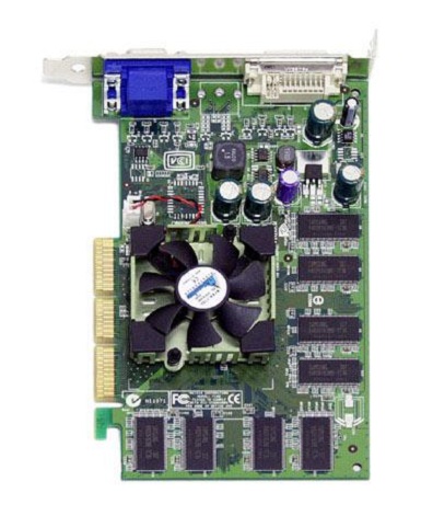 383588-001 | HP Nvidia Quadro FX500 128MB AGP VGA DVI Video Card