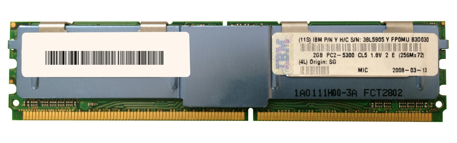 38L5905 | IBM 2GB 2Rx4 PC2-5300 DDR2 Memory Module
