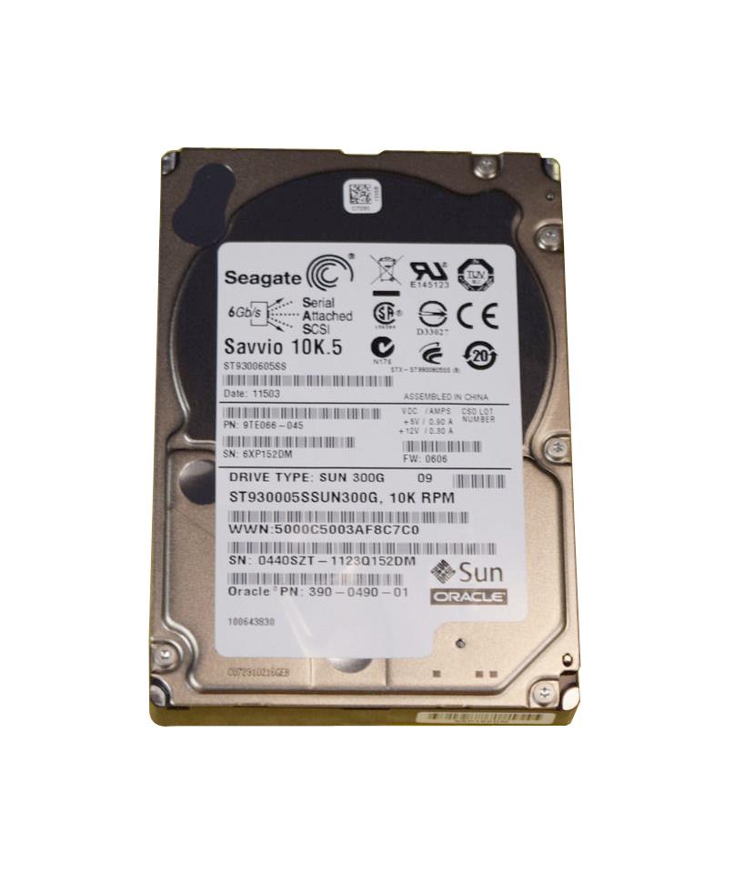 390-0490 | Sun 300GB 10000RPM SAS Gbps 2.5 16MB Cache Hot Swap Hard Drive