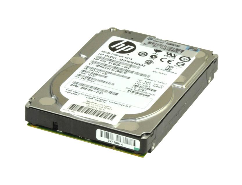 390158-016 | HP 500GB 7200RPM SATA 3GB/s NCQ MidLine 2.5-inch Hard Drive