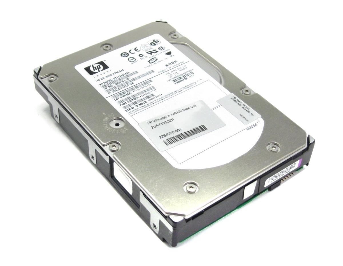 395518-001 | HP 146GB 15000RPM SAS 3GB/s Hot-Pluggable Single Port 3.5-inch Hard Drive