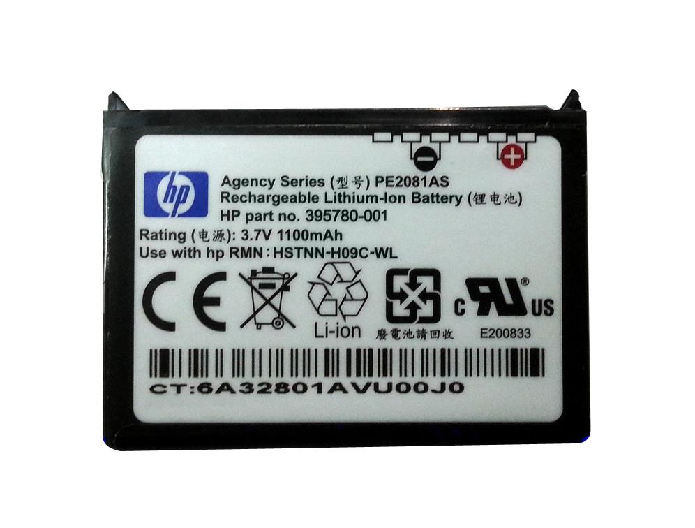 395780-001 | HP Li-ion 1100mah Battery for IPaq Handheld Rx1950 Series Pocket Pc