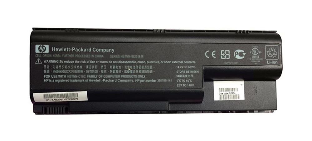 395789-001 | HP Li-Ion 14.4V 4400mAh Laptop Battery for Pavilion DV8000 DV8220 Series Notebook PCs
