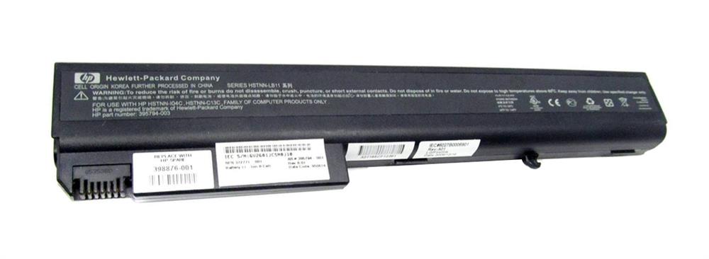 398876-001 | HP 8-Cell Lithium-Ion 14.4VDC 4.8Ah 68Wh Notebook Battery for HP NX8230 NX8220 NW8240 NX9420 Series Notebooks
