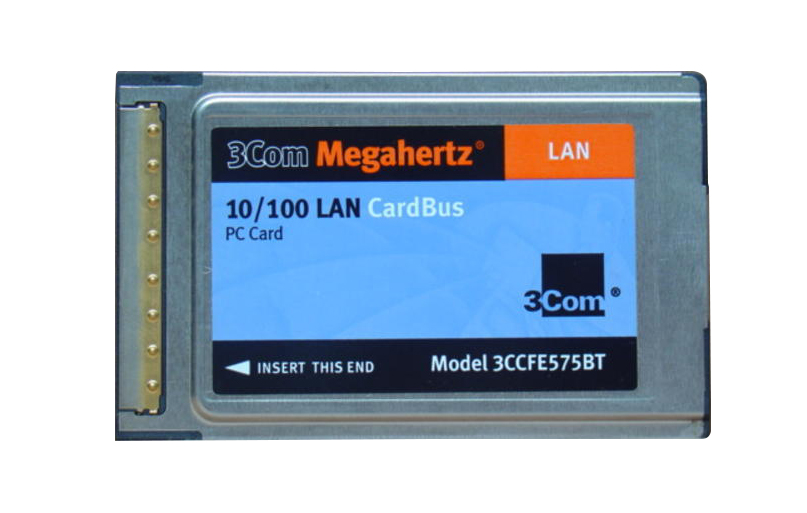 3CCFE575BT-1 | 3Com 10/100Mbps LAN PCMCIA Ethernet Network Card