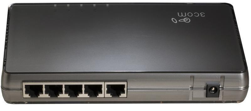 3CGSU05 | 3Com 5-Port 10/100/1000Base-T Ethernet Switch Unmanaged