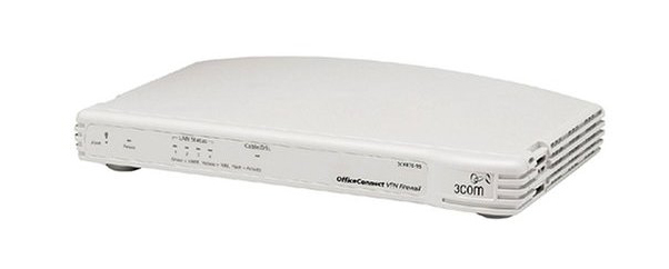 3CR870-95 | 3Com OfficeConnect 4-Port 10BASE-T / 100BASE-TX Ethernet VPN Firewall Router without Power Supply